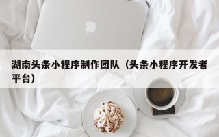 嘉峪关湖南头条小程序制作团队（头条小程序开发者平台）